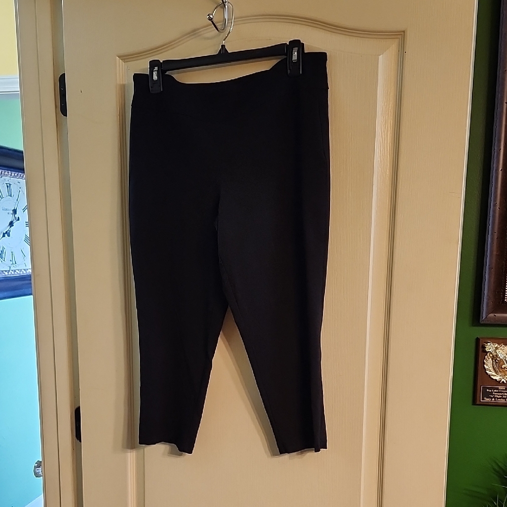 JUST BE BLACK CAPRI PANTS